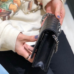 Chanel Woc Caviar Black Silver na internet