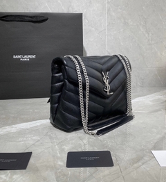 YSL LouLou Black Silver