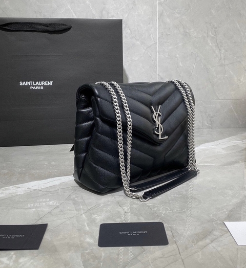 YSL LouLou Black Silver