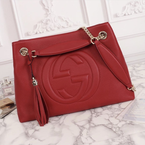 Gucci Soho Shoulder Red