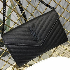 YSL Envelope All Black