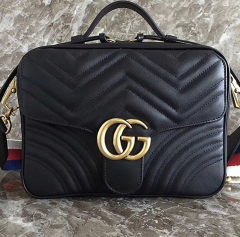 Gucci Marmont Matelassê Black