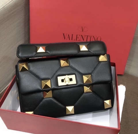 Valentino Roman Stud Black