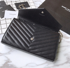 Imagem do YSL Envelope Black Silver