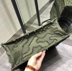 Dior Book Tote Camouflage Green - loja online
