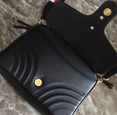 Gucci Marmont Matelassê Black - loja online