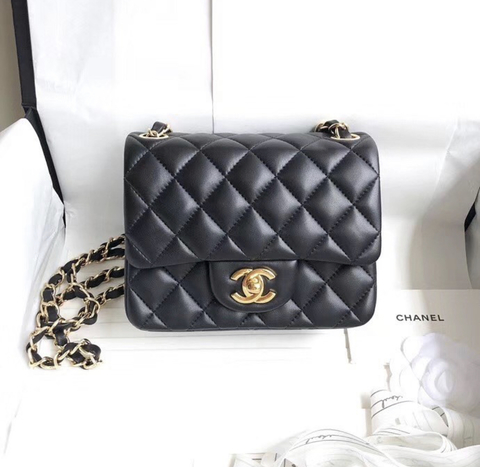 Chanel Classic Flap Mini Black Gold