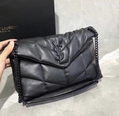 YSL LouLou Puffer All Black
