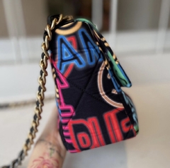 Chanel Flap 19 Printed Graffiti - loja online
