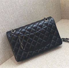 Chanel Classic Flap Black Silver - comprar online
