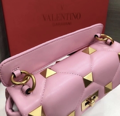 Valentino Roman Stud Pink - Bolsas na Web™