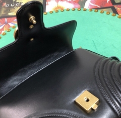 Gucci Marmont Top Handle Média Black