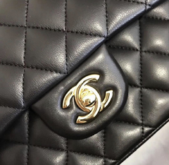 Chanel Classic Flap Black Gold - loja online