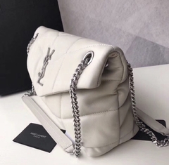 YSL LouLou Puffer Off-white - comprar online