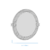 PANEL FLAT CIRCULAR NEGRO 18W FRIO 6000K - Electricidad Lavalle