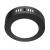 PLAFON EXTERIOR CIRCULAR NEGRO 6W CALIDO 3000K