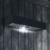 ARTEFACTO EXTERIOR SOLAR DE PARED NEGRO CON SENSOR DE MOVIMIENTO 6W 3000K - Electricidad Lavalle