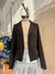 BLAZER ELASTIZADO CON BOTON Y BOLSILLO OJAL - GROUNGE MAYORISTA