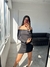 VESTIDO PICO CON FRUNCE HOMBROS CAÍDOS en internet