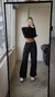 PANTALON WIDE LEG SASTRERO 8onz PINZADO - comprar online