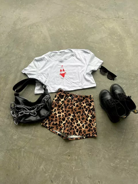 SHORT ANIMAL PRINT BENG ELASTIZADO - comprar online