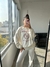 Imagen de BUZO FRIZA PEINADA OVERSIZE HAMPTONS