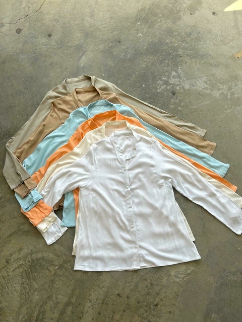 CAMISA CUELLO MAO LINO - comprar online