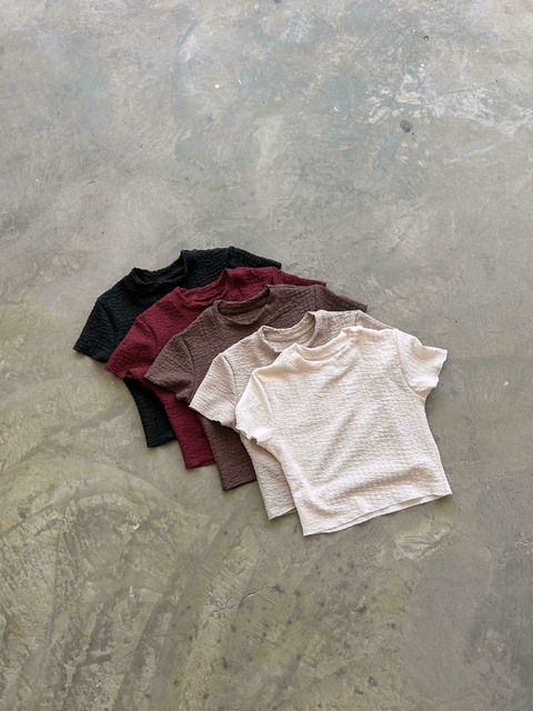 REMERA BABY TEE CLOQUE ELAST RULOTEX - comprar online