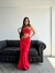 VESTIDO LARGO STRAPLESS NUDO DELANTERO - comprar online