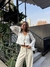 CROP HILO CALADO OXFORD CON VOLADOS - comprar online