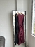 VESTIDO LARGO DE LYCRA C/ FRUNCE Y TAJO LATERAL - GROUNGE MAYORISTA