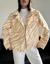 CHAQUETA PAÑO SOFT COMBINADA BOLSILLOS BOTÓN AL TONO - GROUNGE MAYORISTA