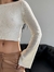 SWEATER CROP MANGA OXFORD en internet