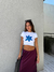 REMERA BABY TEE RULOTEX FLOR - tienda online