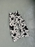 PANTALON WIDE LEG COW GABARDINA (BLANCO & NEGRO) - comprar online