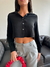 CAMISA CROP CREP SARA - comprar online