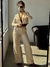 PANTALÓN WIDE LEG SASTRERO CHANEL PINZADO en internet