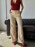 PANTALÓN WIDE LEG SASTRERO CHANEL PINZADO - comprar online