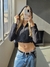 CAMPERA CROP FRIZA PEINADA - tienda online