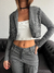 BLAZER CROP RAYADO ELASTIZADO - GROUNGE MAYORISTA
