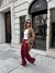 PANTALÓN WIDE LEG SASTRERO CHANEL PINZADO - tienda online