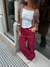 PANTALÓN WIDE LEG SASTRERO CHANEL PINZADO - tienda online