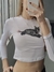 REMERA MODAL SOFT M/LARGA "GATITO" - comprar online