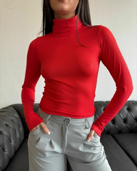 POLERA MORLEY CUELLO ALTO BASTON FINO - comprar online