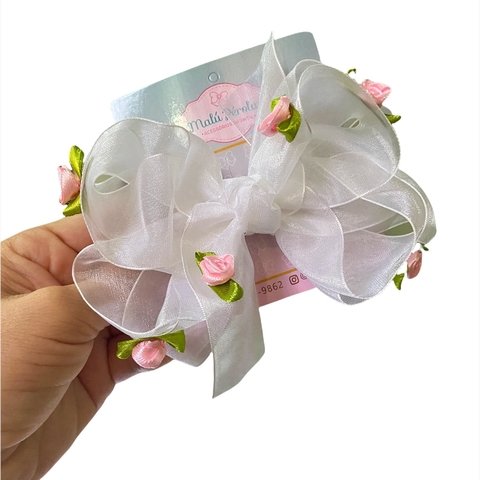 Laço Floral Organza