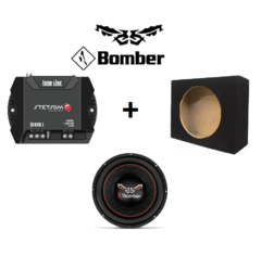 Combo Subwoofer Bomber Bicho Papao 12" Completo (D.Bobina)