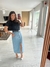Saia Jeans Brilhosa