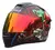Visor Para Ls2 352 Rookie Espejado Dorado Rojo en internet