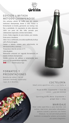 Griffin Sparkling Edición Limitada Demi Sec Bot 750 cm3 en internet