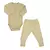 Conjunto Grow Up Tricot Poesy Canelado Creme